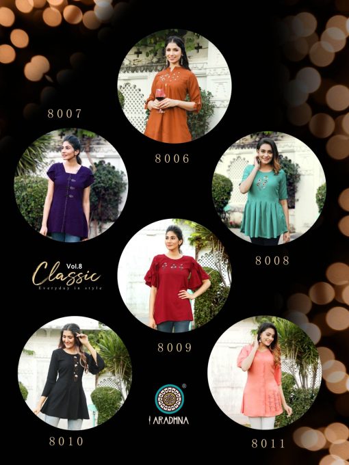 Aradhna Classic Vol 8 Tops Wholesale Catalog 11 Pcs 19 510x680 - Aradhna Classic Vol 8 Tops Wholesale Catalog 11 Pcs