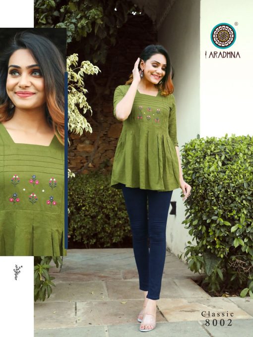 Aradhna Classic Vol 8 Tops Wholesale Catalog 11 Pcs 9 510x680 - Aradhna Classic Vol 8 Tops Wholesale Catalog 11 Pcs