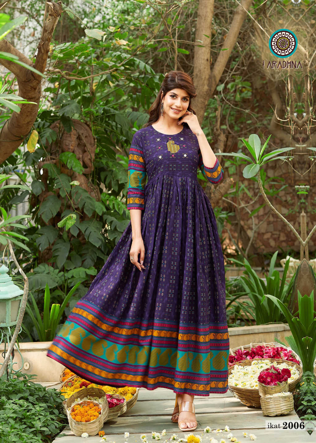 Ikat Kurta - Shop for Ikat Designer Kurtas Online | Myntra