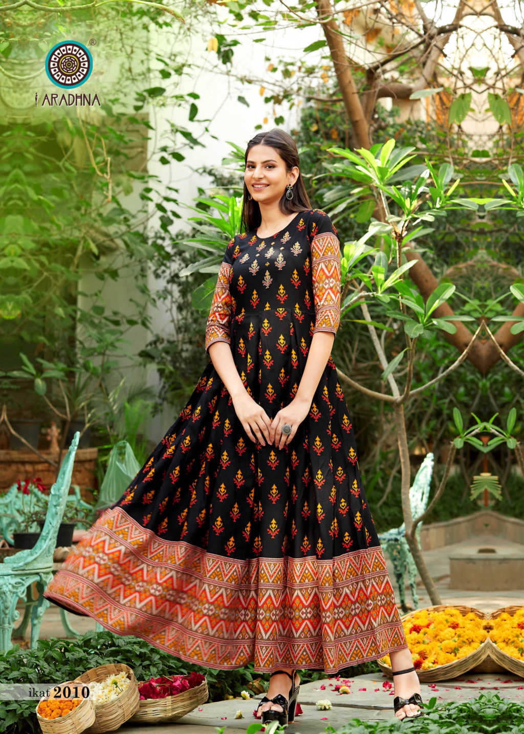 Ikat cotton kurtis shop