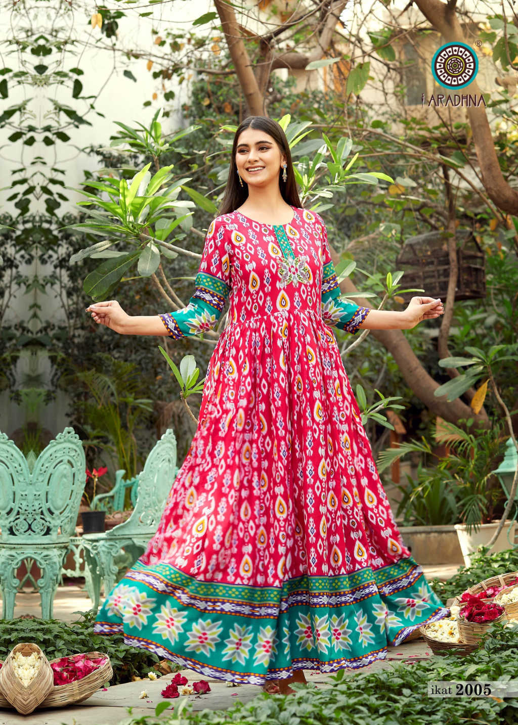 Ikat Anarkali Suits Kurtis Online Shopping for Women at Low Prices