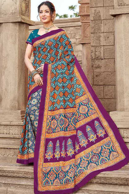 Balaji Cotton Leelavathi Vol 10 A Saree Sari Wholesale Catalog 15 Pcs