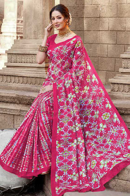 Balaji Cotton Leelavathi Vol 10 B Saree Sari Wholesale Catalog 15 Pcs
