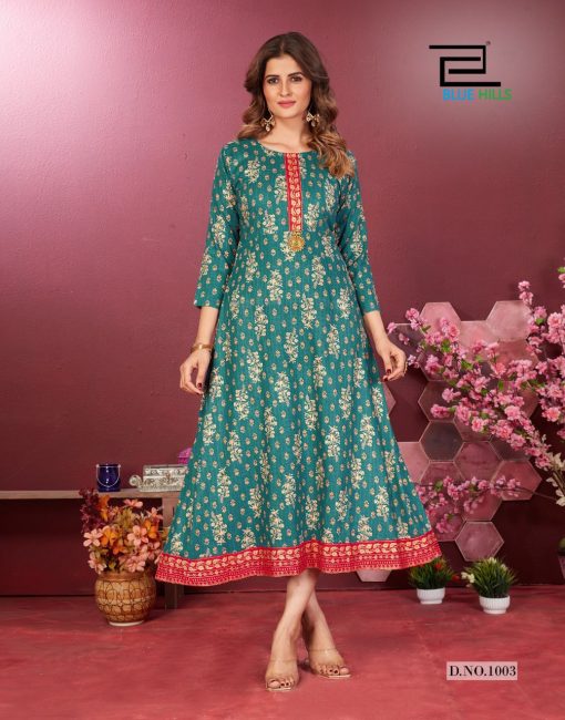 Blue Hills Fairy Tale Vol 1 Kurti Wholesale Catalog 4 Pcs 5 510x650 - Blue Hills Fairy Tale Vol 1 Kurti Wholesale Catalog 4 Pcs