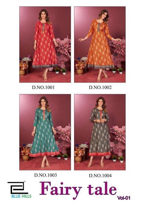 Blue Hills Fairy Tale Vol 1 Kurti Wholesale Catalog 4 Pcs 8 510x680 - Blue Hills Fairy Tale Vol 1 Kurti Wholesale Catalog 4 Pcs