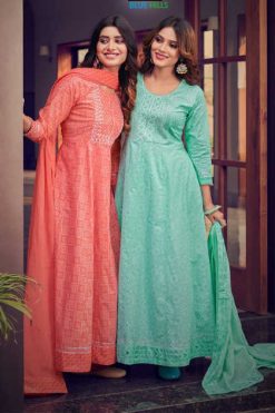 Blue Hills Shades Vol 1 Kurti with Dupatta Wholesale Catalog 6 Pcs