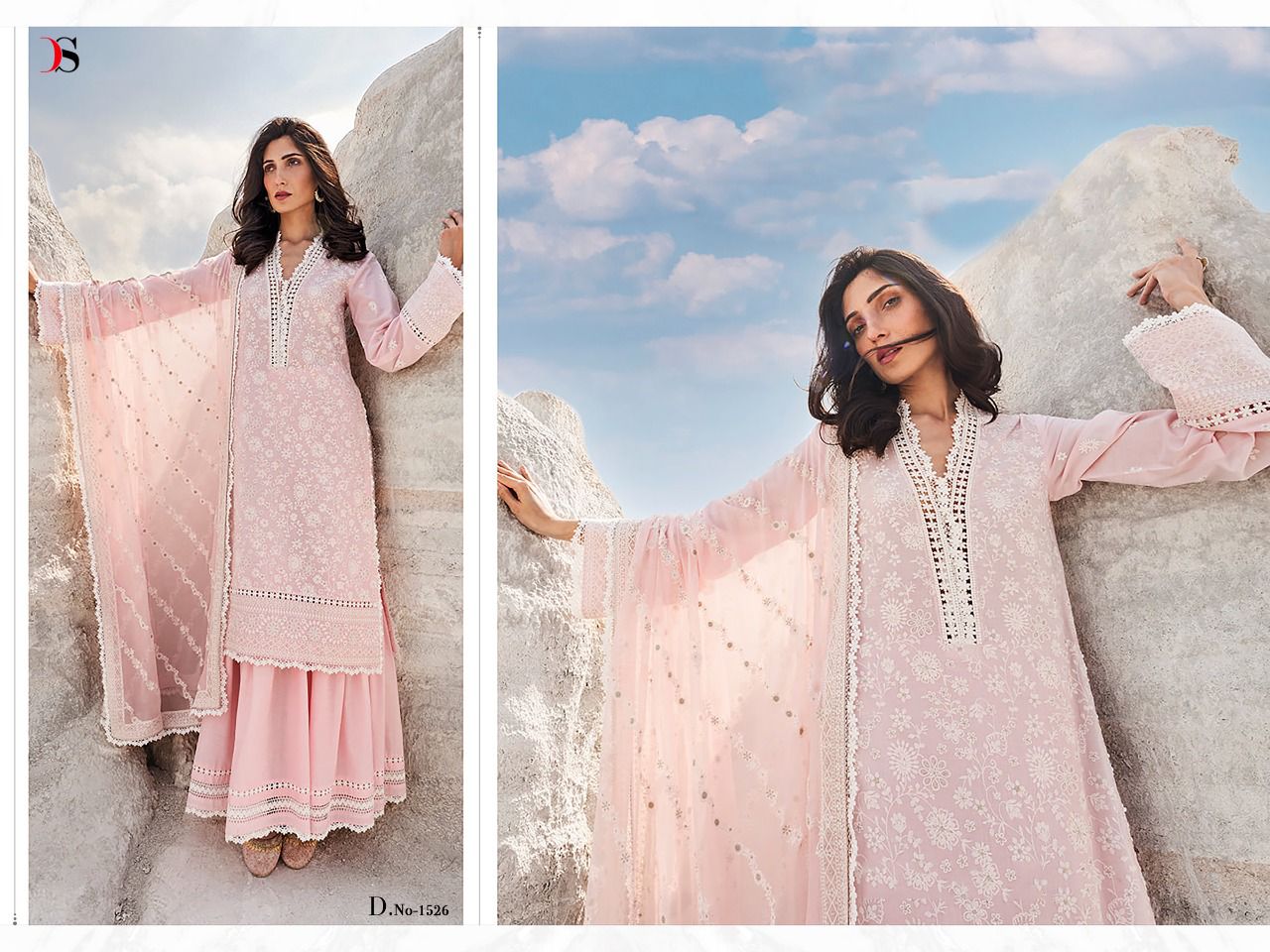 Multi Embellished Cotton Stitched Salwar kameez Churidar SC2402