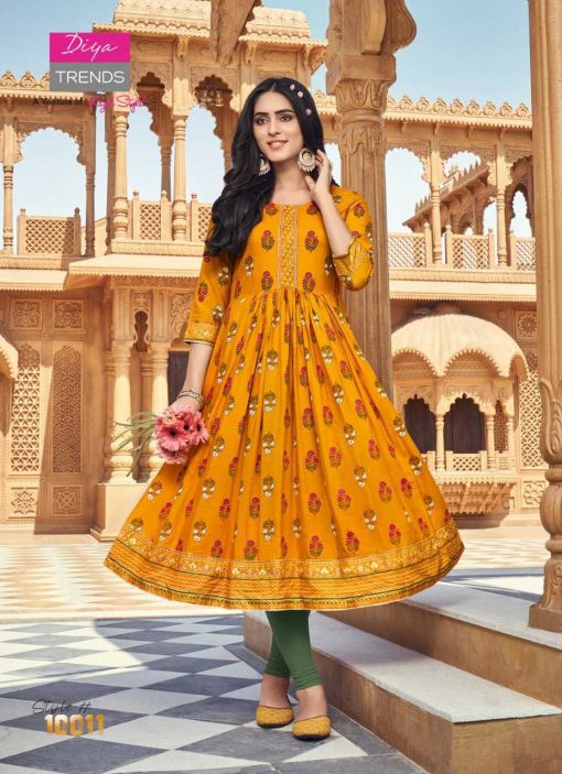 Diya Trends Ethnicity Vol 10 by Kajal Style Kurti Wholesale Catalog 12 Pcs 12 510x703 - Diya Trends Ethnicity Vol 10 by Kajal Style Kurti Wholesale Catalog 12 Pcs