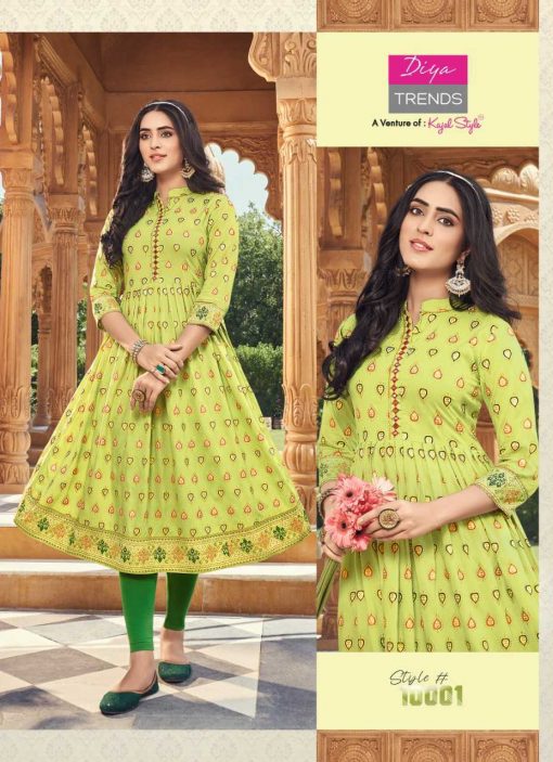 Diya Trends Ethnicity Vol 10 by Kajal Style Kurti Wholesale Catalog 12 Pcs 2 510x703 - Diya Trends Ethnicity Vol 10 by Kajal Style Kurti Wholesale Catalog 12 Pcs