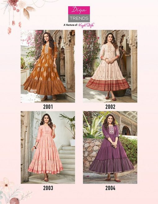 Diya Trends Groom Vol 2 by Kajal Style Kurti Wholesale Catalog 8 Pcs 10 510x655 - Diya Trends Groom Vol 2 by Kajal Style Kurti Wholesale Catalog 8 Pcs