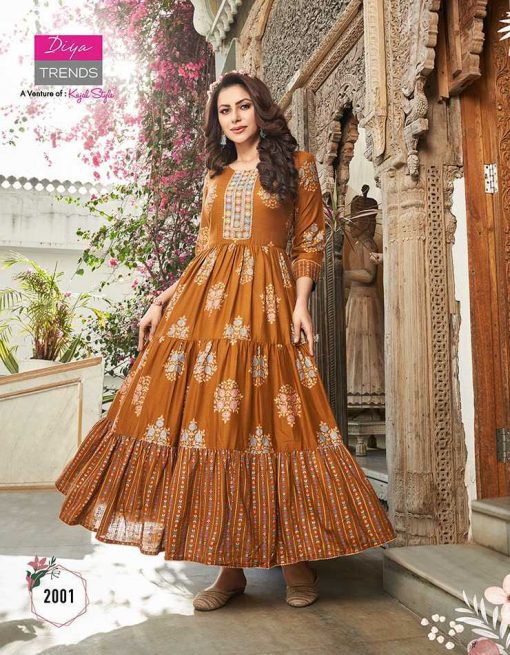 Diya Trends Groom Vol 2 by Kajal Style Kurti Wholesale Catalog 8 Pcs 3 510x655 - Diya Trends Groom Vol 2 by Kajal Style Kurti Wholesale Catalog 8 Pcs