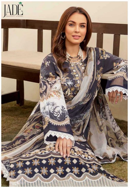 Firdous Urbane Luxury Festive Lawn Vol 3 Salwar Suit Wholesale Catalog 6 Pcs 8 510x742 - Firdous Urbane Luxury Festive Lawn Vol 3 Salwar Suit Wholesale Catalog 6 Pcs