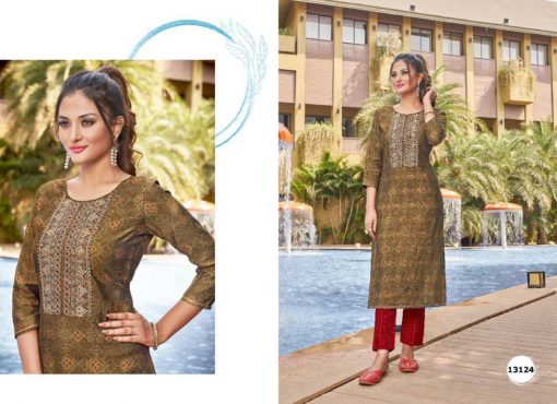 Kivi Aston by Kajree Kurti with Pant Wholesale Catalog 4 Pcs 3 510x370 - Kivi Aston by Kajree Kurti with Pant Wholesale Catalog 4 Pcs