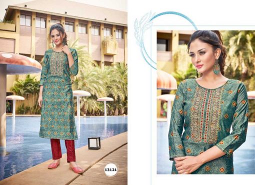 Kivi Aston by Kajree Kurti with Pant Wholesale Catalog 4 Pcs 6 510x370 - Kivi Aston by Kajree Kurti with Pant Wholesale Catalog 4 Pcs