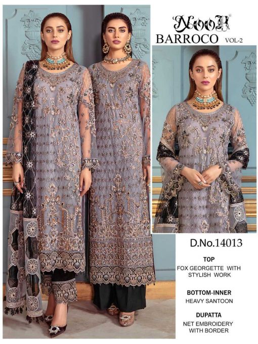 Noor Barroco Vol 2 Salwar Suit Wholesale Catalog 3 Pcs 1 510x680 - Noor Barroco Vol 2 Salwar Suit Wholesale Catalog 3 Pcs