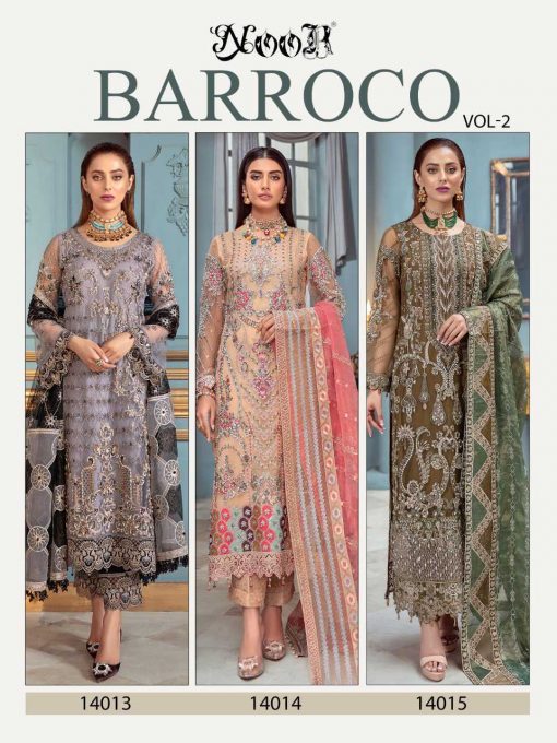 Noor Barroco Vol 2 Salwar Suit Wholesale Catalog 3 Pcs 7 510x680 - Noor Barroco Vol 2 Salwar Suit Wholesale Catalog 3 Pcs