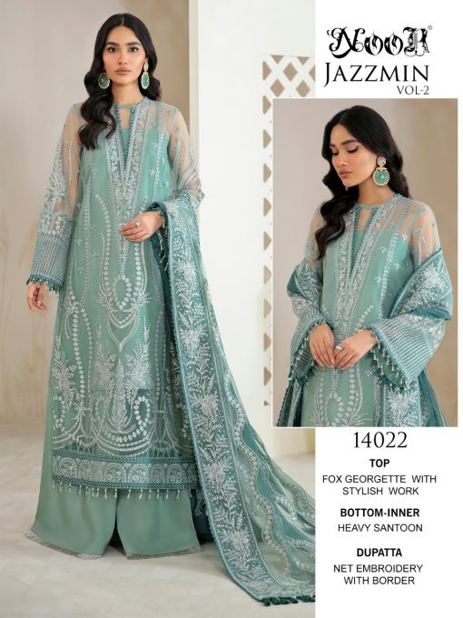 Noor Jazzmin Vol 2 Salwar Suit Wholesale Catalog 3 Pcs 2 510x680 - Noor Jazzmin Vol 2 Salwar Suit Wholesale Catalog 3 Pcs