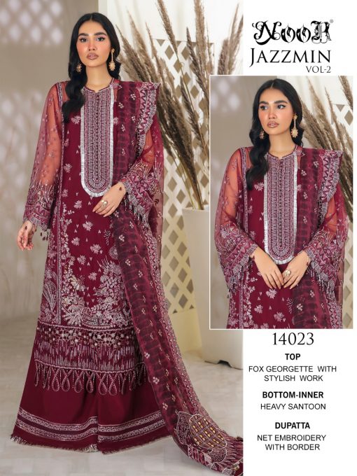 Noor Jazzmin Vol 2 Salwar Suit Wholesale Catalog 3 Pcs 5 510x680 - Noor Jazzmin Vol 2 Salwar Suit Wholesale Catalog 3 Pcs