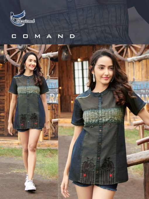 Seriema Wonder Denim Kurti Wholesale Catalog 8 Pcs 12 1 510x680 - Seriema Wonder Denim Kurti Wholesale Catalog 8 Pcs