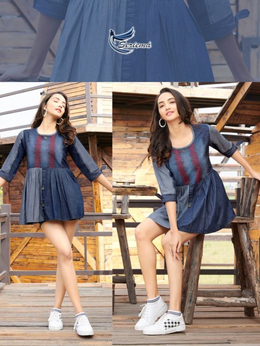 Seriema Wonder Denim Kurti Wholesale Catalog 8 Pcs 14 1 510x680 - Seriema Wonder Denim Kurti Wholesale Catalog 8 Pcs