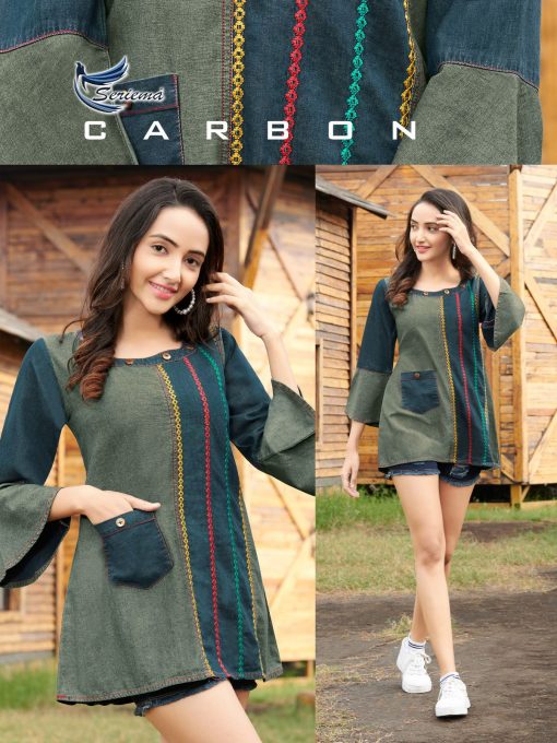 Seriema Wonder Denim Kurti Wholesale Catalog 8 Pcs 17 1 510x680 - Seriema Wonder Denim Kurti Wholesale Catalog 8 Pcs