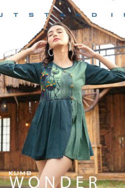 Seriema Wonder Denim Kurti Wholesale Catalog 8 Pcs