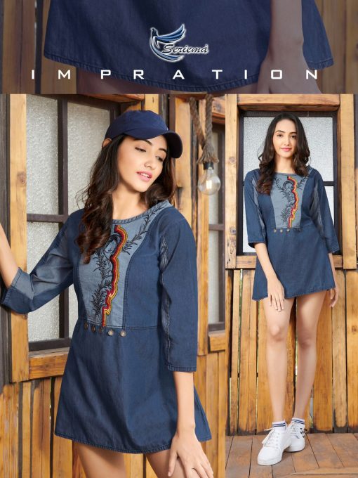 Seriema Wonder Denim Kurti Wholesale Catalog 8 Pcs 3 1 510x680 - Seriema Wonder Denim Kurti Wholesale Catalog 8 Pcs