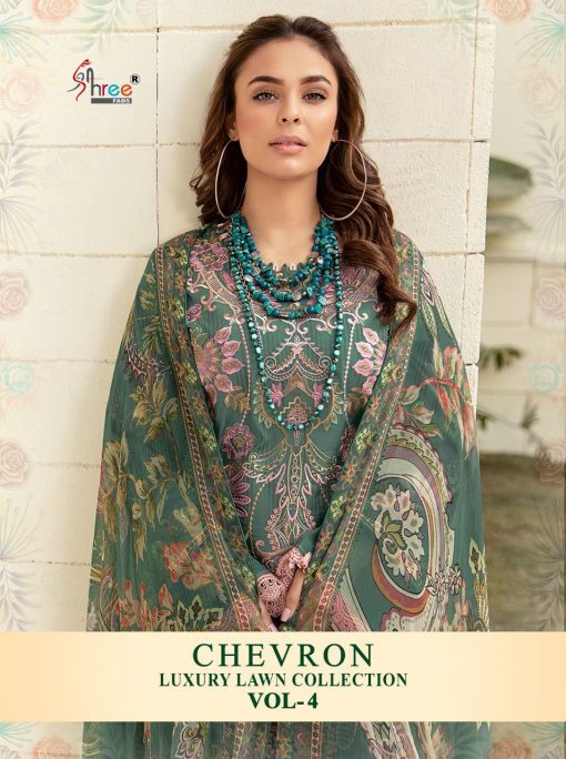 Shree Fabs Chevron Luxury Lawn Collection Vol 4 Salwar Suit Wholesale Catalog 8 Pcs 1 510x684 - Shree Fabs Chevron Luxury Lawn Collection Vol 4 Salwar Suit Wholesale Catalog 8 Pcs