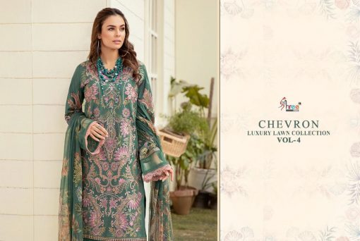 Shree Fabs Chevron Luxury Lawn Collection Vol 4 Salwar Suit Wholesale Catalog 8 Pcs 5 510x342 - Shree Fabs Chevron Luxury Lawn Collection Vol 4 Salwar Suit Wholesale Catalog 8 Pcs