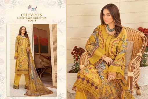 Shree Fabs Chevron Luxury Lawn Collection Vol 4 Salwar Suit Wholesale Catalog 8 Pcs 6 510x342 - Shree Fabs Chevron Luxury Lawn Collection Vol 4 Salwar Suit Wholesale Catalog 8 Pcs