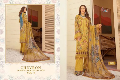 Shree Fabs Chevron Luxury Lawn Collection Vol 4 Salwar Suit Wholesale Catalog 8 Pcs 8 510x342 - Shree Fabs Chevron Luxury Lawn Collection Vol 4 Salwar Suit Wholesale Catalog 8 Pcs