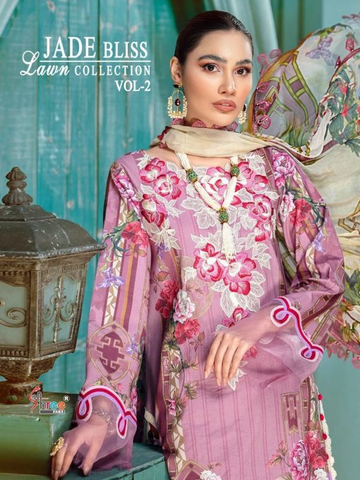 Shree Fabs Jade Bliss Lawn Collection Vol 2 Salwar Suit Wholesale Catalog 8 Pcs 1 510x680 - Shree Fabs Jade Bliss Lawn Collection Vol 2 Salwar Suit Wholesale Catalog 8 Pcs