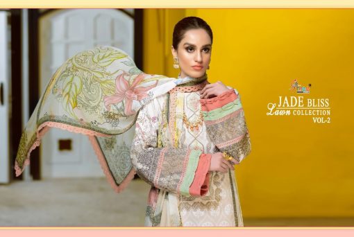 Shree Fabs Jade Bliss Lawn Collection Vol 2 Salwar Suit Wholesale Catalog 8 Pcs 10 510x342 - Shree Fabs Jade Bliss Lawn Collection Vol 2 Salwar Suit Wholesale Catalog 8 Pcs