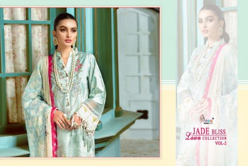 Shree Fabs Jade Bliss Lawn Collection Vol 2 Salwar Suit Wholesale Catalog 8 Pcs 5 510x342 - Shree Fabs Jade Bliss Lawn Collection Vol 2 Salwar Suit Wholesale Catalog 8 Pcs