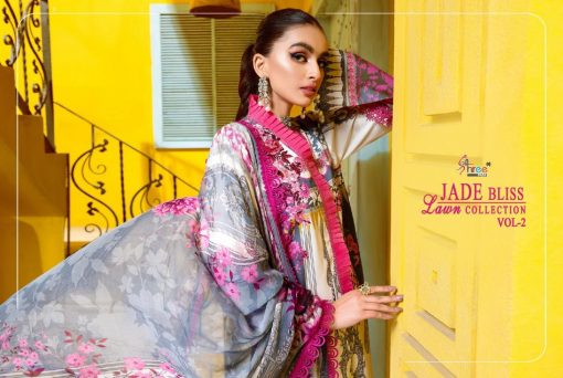 Shree Fabs Jade Bliss Lawn Collection Vol 2 Salwar Suit Wholesale Catalog 8 Pcs 7 510x342 - Shree Fabs Jade Bliss Lawn Collection Vol 2 Salwar Suit Wholesale Catalog 8 Pcs