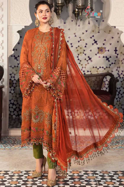 Shree Fabs Mbroidered Mariya B Vol 16 Salwar Suit Wholesale Catalog 3 Pcs