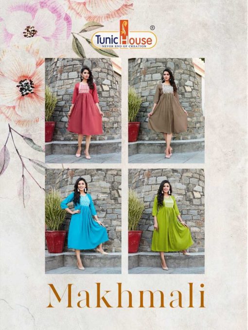 Tunic House Makhmali Kurti Wholesale Catalog 4 Pcs 8 510x680 - Tunic House Makhmali Kurti Wholesale Catalog 4 Pcs