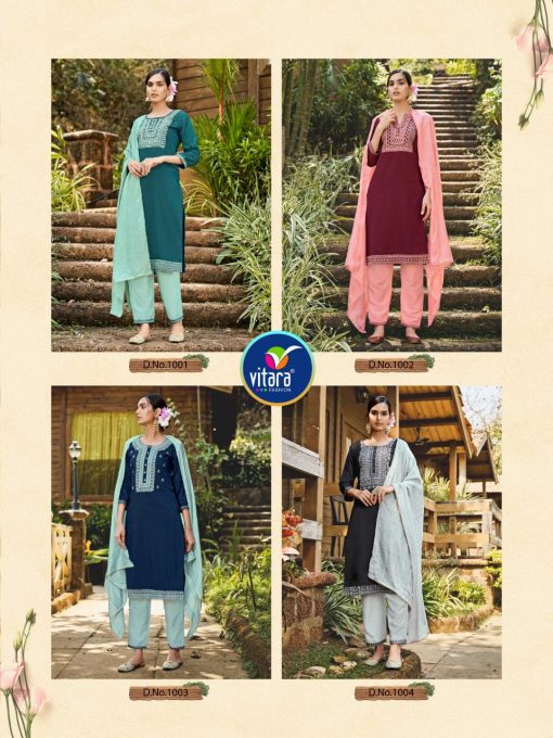 Vitara Vrinda Kurti with Dupatta Bottom Wholesale Catalog 4 Pcs 11 510x680 - Vitara Vrinda Kurti with Dupatta Bottom Wholesale Catalog 4 Pcs