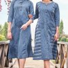 Wanna Denims Kurti Wholesale Catalog 6 Pcs