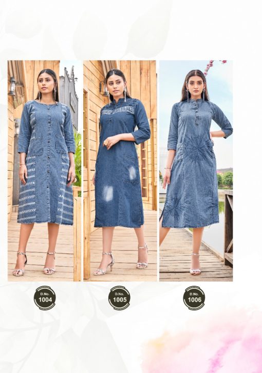 Wanna Denims Kurti Wholesale Catalog 6 Pcs 13 510x726 - Wanna Denims Kurti Wholesale Catalog 6 Pcs