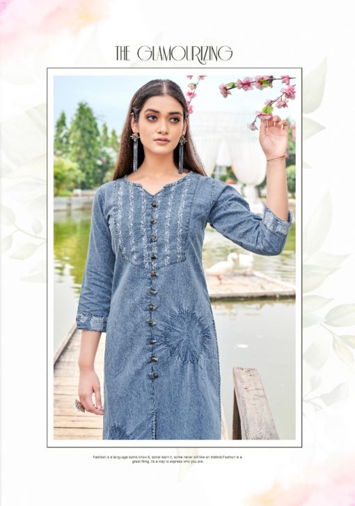 Wanna Denims Kurti Wholesale Catalog 6 Pcs 3 510x726 - Wanna Denims Kurti Wholesale Catalog 6 Pcs