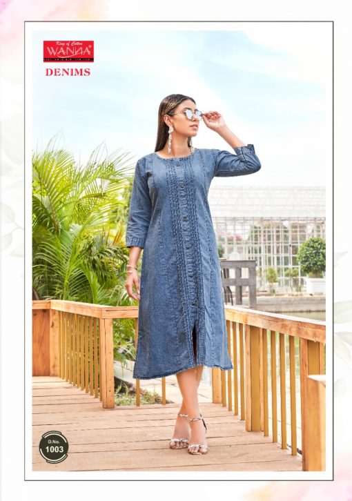 Wanna Denims Kurti Wholesale Catalog 6 Pcs 5 510x726 - Wanna Denims Kurti Wholesale Catalog 6 Pcs