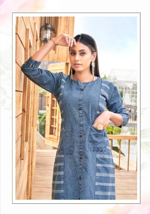 Wanna Denims Kurti Wholesale Catalog 6 Pcs 8 510x726 - Wanna Denims Kurti Wholesale Catalog 6 Pcs