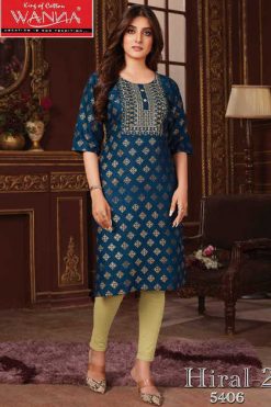 Wanna Hiral Vol 2 Kurti Wholesale Catalog 7 Pcs