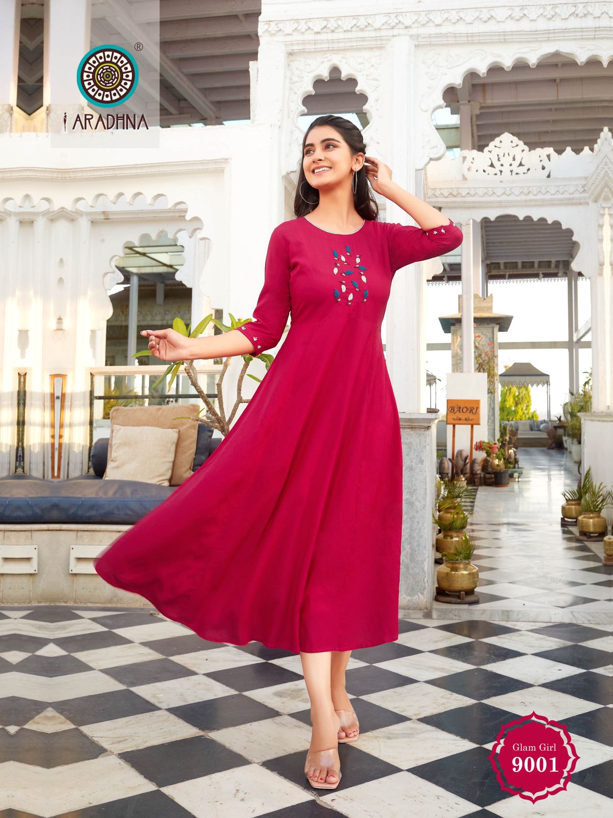 CHANNEL 9 PRESENT LAVANYA RAYON SIMPLE SOBAR FANCY LADIES KURTI