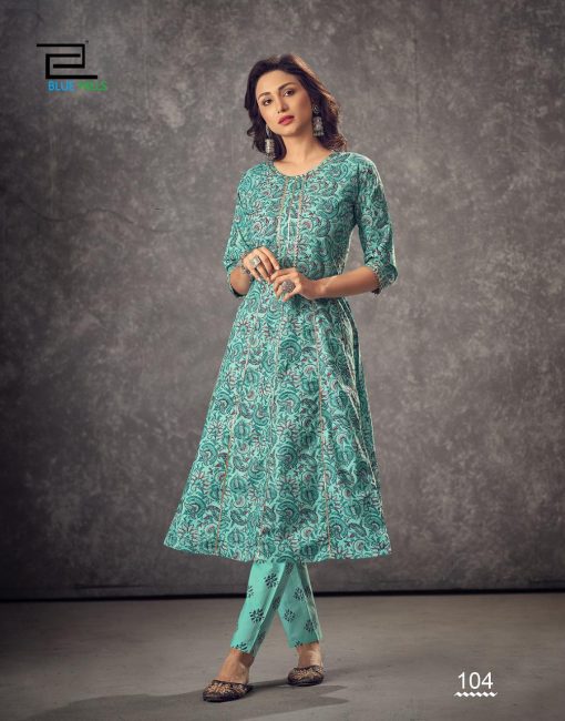 Blue Hills Cotton Show Kurti with Pant Wholesale Catalog 6 Pcs 7 510x650 - Blue Hills Cotton Show Kurti with Pant Wholesale Catalog 6 Pcs