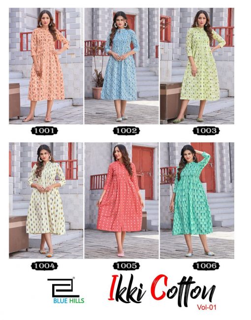 Blue Hills Ikke Cotton Vol 1 Kurti Wholesale Catalog 6 Pcs 9 510x650 - Blue Hills Ikke Cotton Vol 1 Kurti Wholesale Catalog 6 Pcs