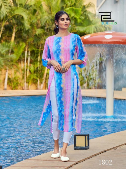 Blue Hills Slit Fancy Kurti Wholesale Catalog 4 Pcs 7 510x680 - Blue Hills Slit Fancy Kurti Wholesale Catalog 4 Pcs