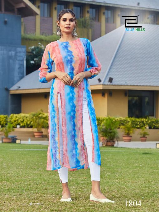 Blue Hills Slit Fancy Kurti Wholesale Catalog 4 Pcs 8 510x680 - Blue Hills Slit Fancy Kurti Wholesale Catalog 4 Pcs