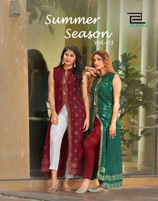 Blue Hills Summer Season Vol 3 Kurti Wholesale Catalog 10 Pcs 9 510x650 - Blue Hills Summer Season Vol 3 Kurti Wholesale Catalog 10 Pcs